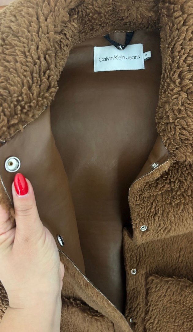 Calvin klein deri kaban - Görsel 2