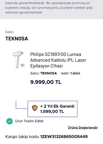 Philips sc1997/00 Lumea Advanced lazer - Görsel 6