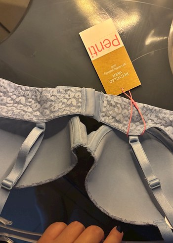 Mavi Desenli Bohem Sütyen - Görsel 3