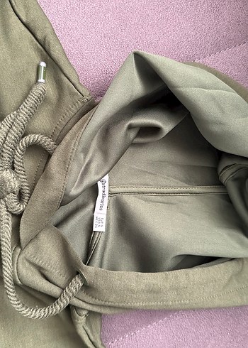 s Beden Hooded Loose Fit Midi Kadın Sweatshirt