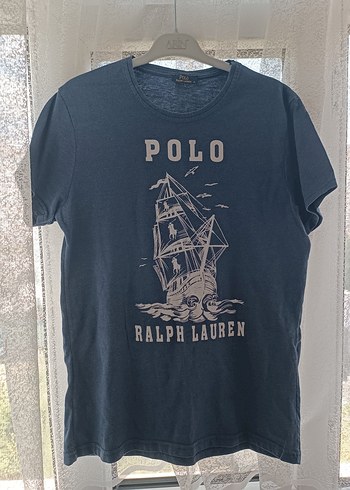 Lacivert Polo Ralph Lauren Baskılı Erkek Tişört