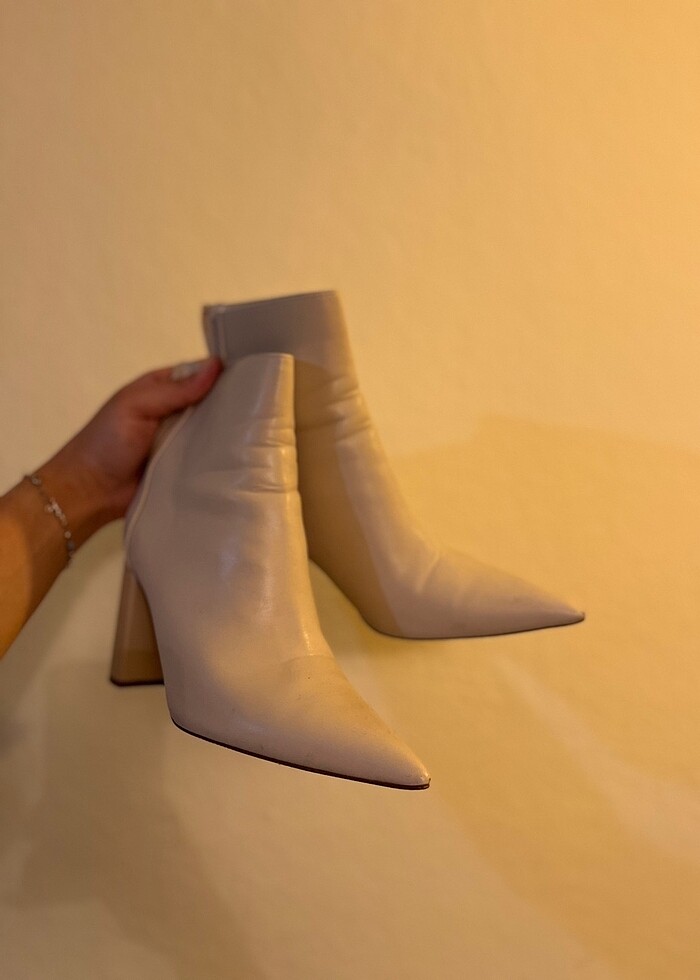 Mango kırık beyaz bot - Görsel 5