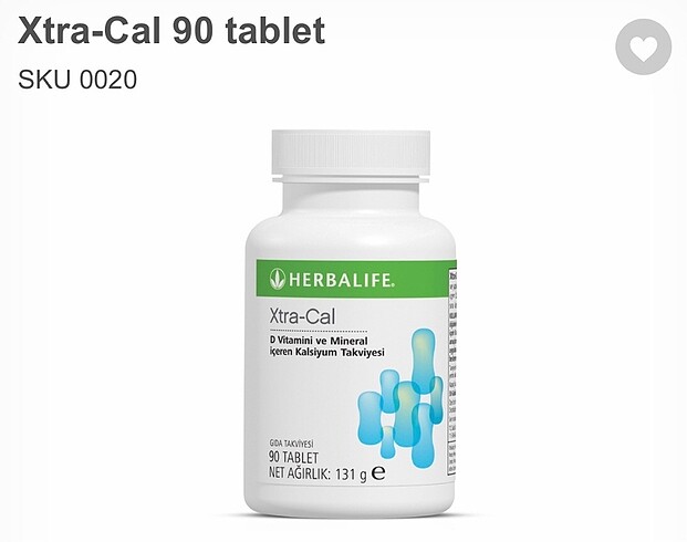 D vitamini ve mineral içeren kalsiyum takviyesi tablet