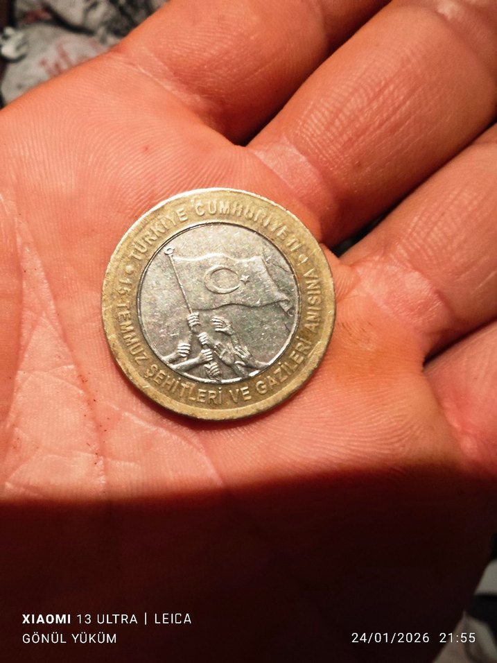 2016 temmuz şehitler anısına madeni para - Görsel 2