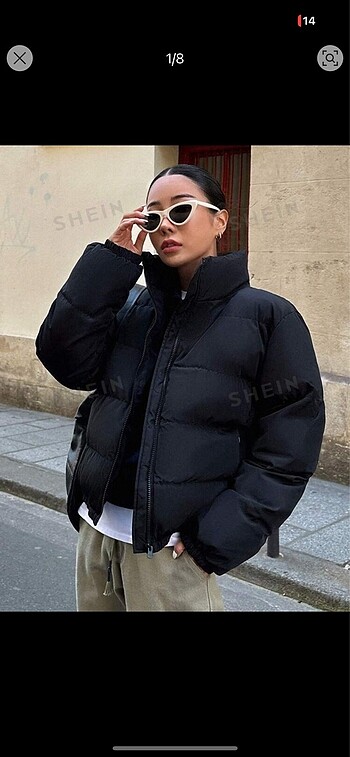 m Beden Shein crop mont
