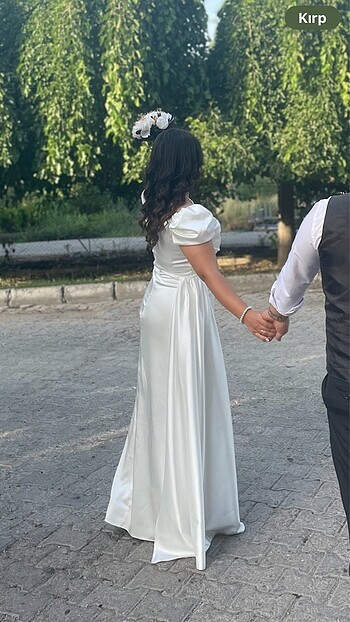 42 Beden beyaz Renk Nikah elbisesi