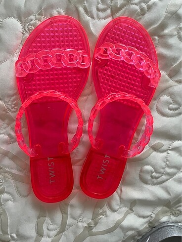 Twist Twist jelly sandals