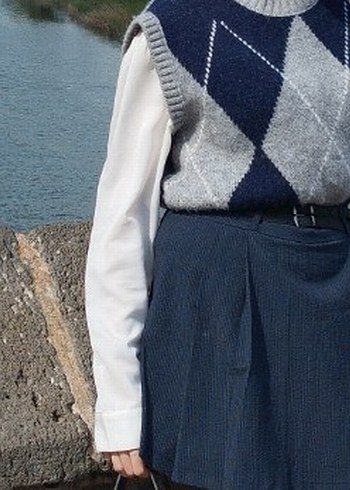 Lacivert Pliseli Etek İNDİRİM YAPIYORUM - Görsel 5