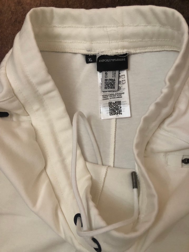 Beyaz Rahat Kesim Erkek Outdoor Eşofman Altı - Görsel 4