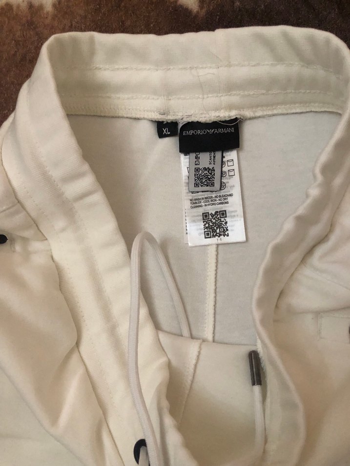 Beyaz Rahat Kesim Erkek Outdoor Eşofman Altı - Görsel 3