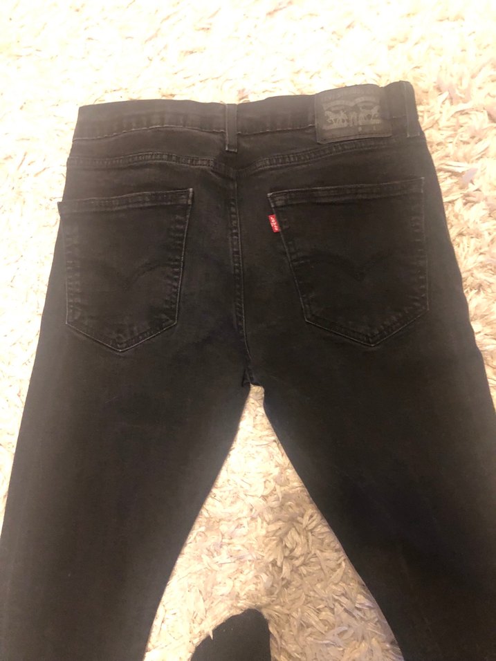Siyah Erkek Regular Fit Denim Pantolon - Görsel 2