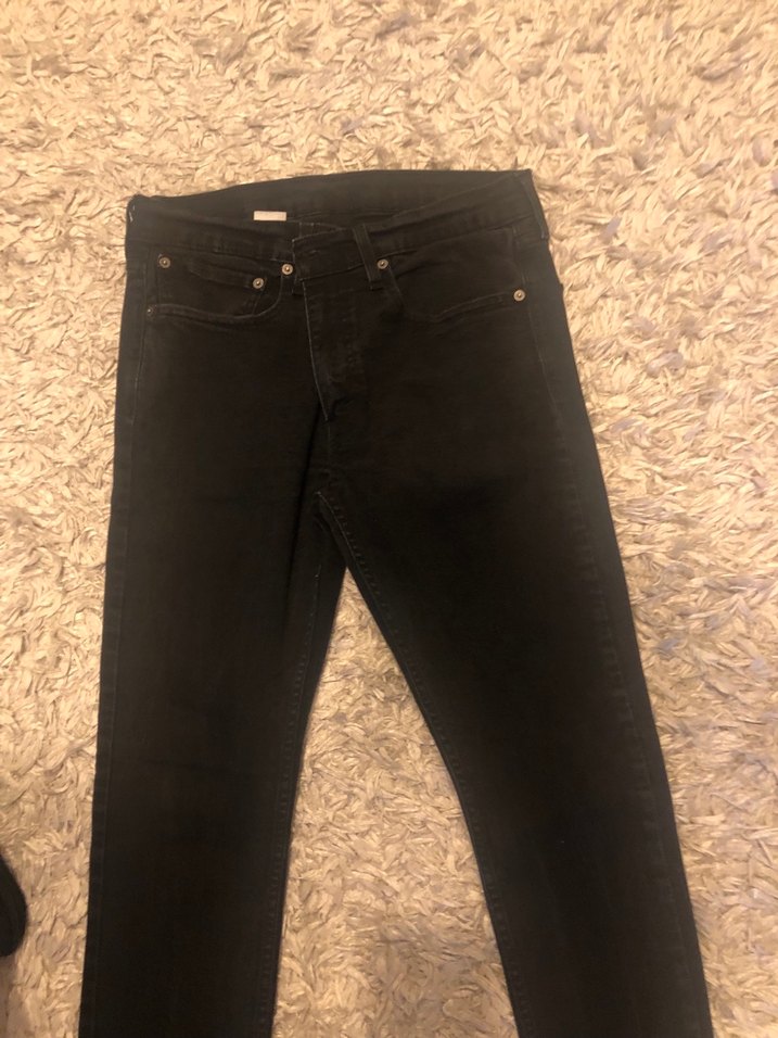 Siyah Erkek Regular Fit Denim Pantolon - Görsel 4