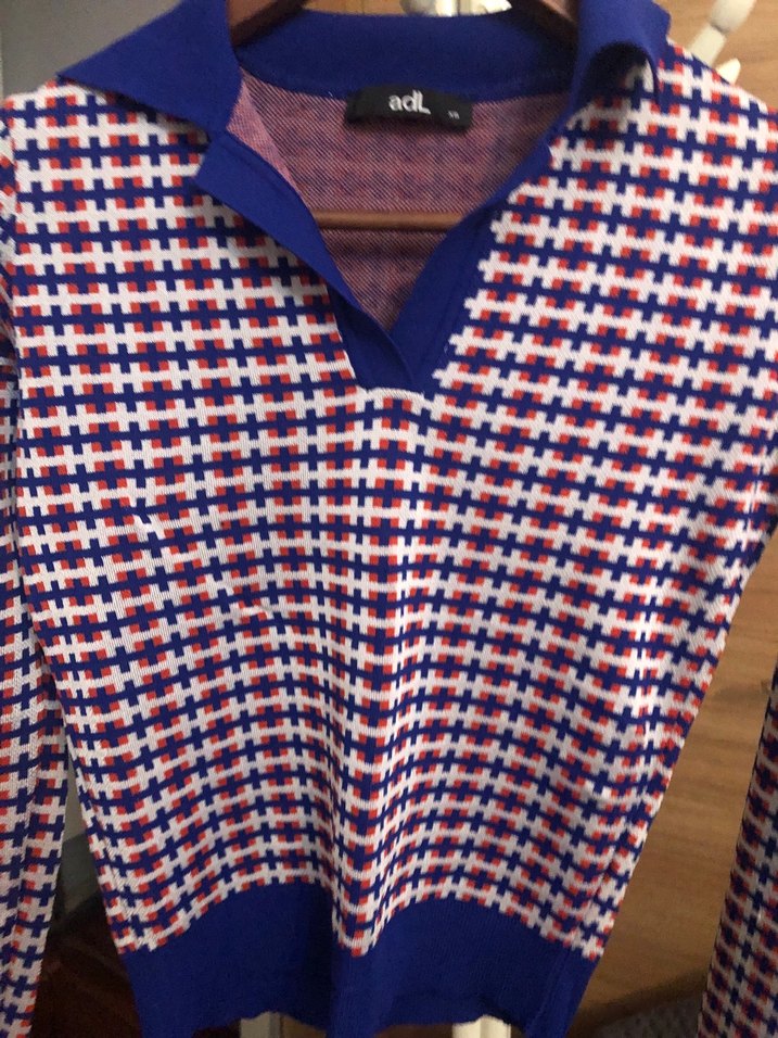 Renkli Örgü Kadın Triko Bluz - Görsel 3