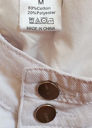 m Beden beyaz Renk Beyaz short