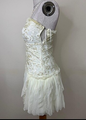 Y2k vintage dönem elbisesj - Görsel 19