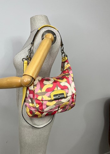 Çok Renkli Baskılı Kadın Omuz Çantası - Görsel 17