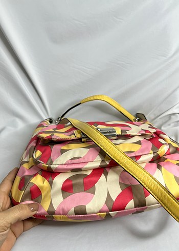 Çok Renkli Baskılı Kadın Omuz Çantası - Görsel 12