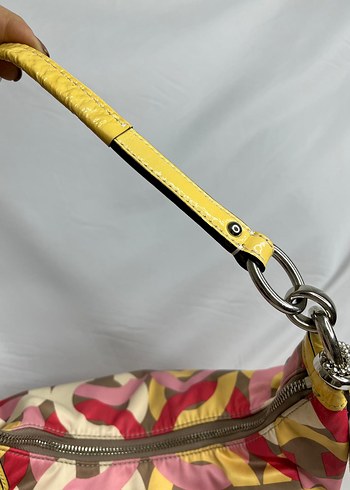 Çok Renkli Baskılı Kadın Omuz Çantası - Görsel 7