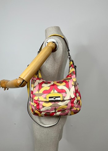 Çok Renkli Baskılı Kadın Omuz Çantası - Görsel 19