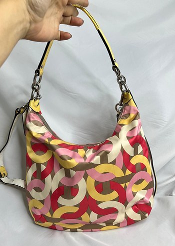 Çok Renkli Baskılı Kadın Omuz Çantası - Görsel 8