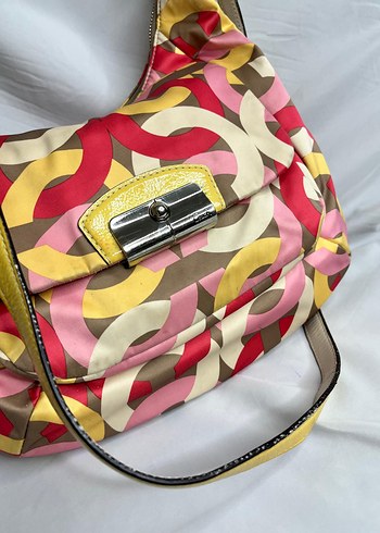 Çok Renkli Baskılı Kadın Omuz Çantası - Görsel 6