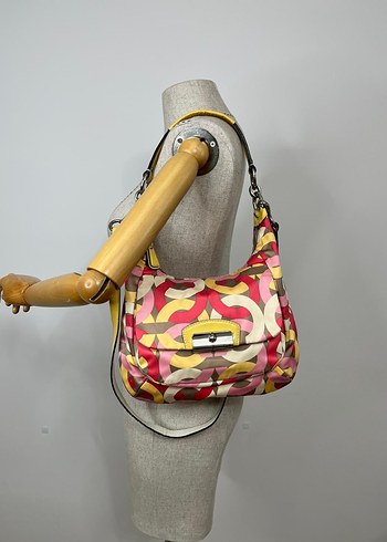 Çok Renkli Baskılı Kadın Omuz Çantası - Görsel 18