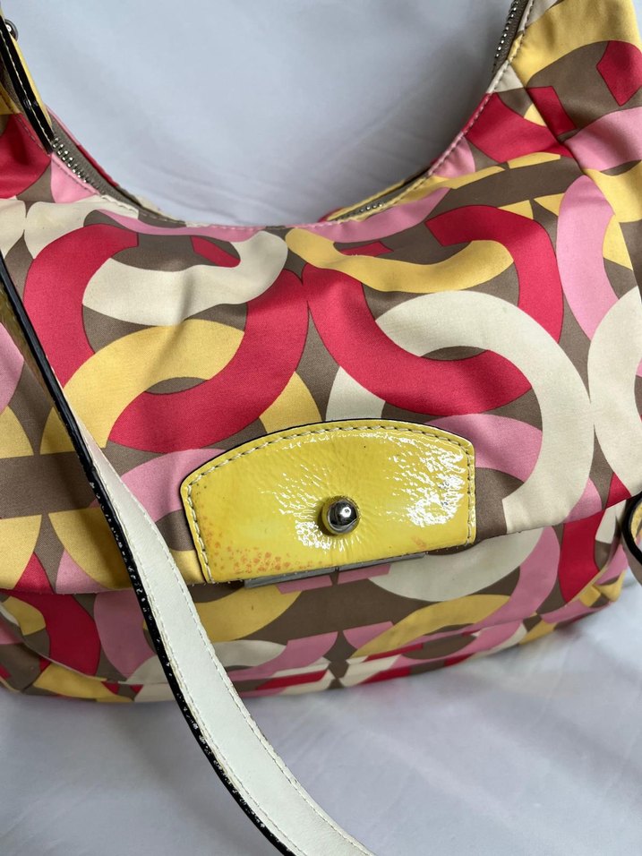 Çok Renkli Baskılı Kadın Omuz Çantası - Görsel 3