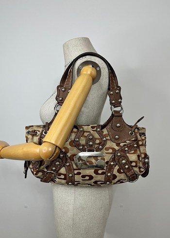 Kahverengi Deri Tokalı Vintage Kadın Çantası - Görsel 16