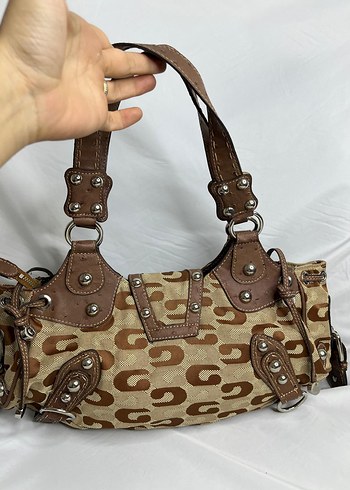 Kahverengi Deri Tokalı Vintage Kadın Çantası - Görsel 6