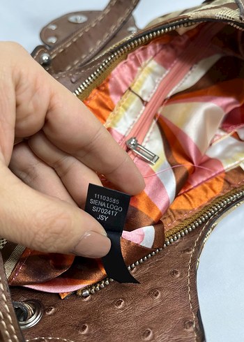 Kahverengi Deri Tokalı Vintage Kadın Çantası - Görsel 9