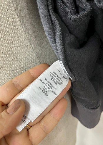 Kısa Kollu Gri Süet Fermuarlı Ceket - Görsel 2