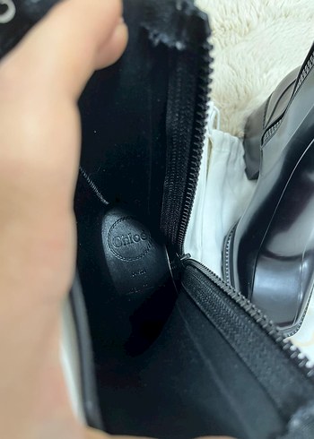 Chloe Siyah Rugan Topuklu Diz Boyu Bot - Görsel 5