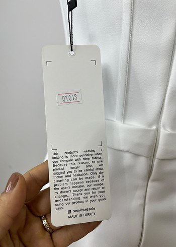 Dantel Detaylı Beyaz Uzun Abiye Elbise - Görsel 5