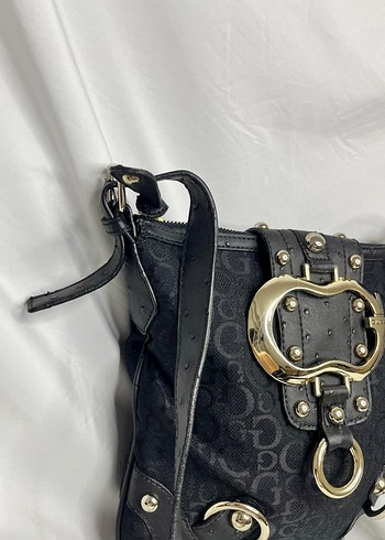 Tokalı Siyah Gotik Kadın Çanta - Görsel 7