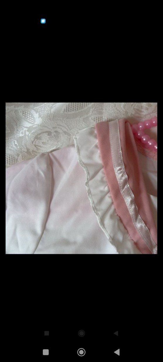 Pembe Fiyonklu Kısa Kollu Kız Bluzu - Görsel 4