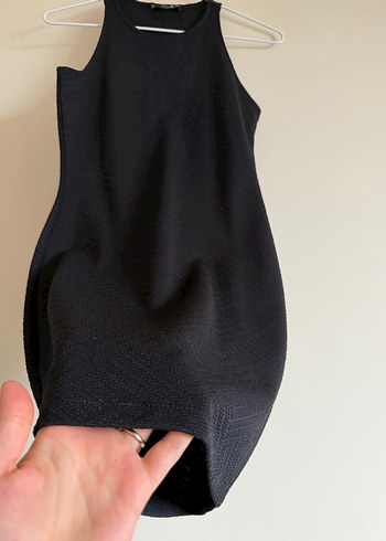 Mango Dokulu Kadın Mini Elbise - Görsel 3