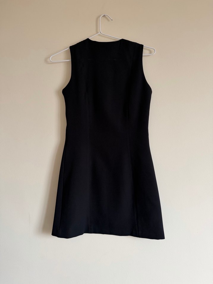 Mango Suit Fermuarlı Mini Elbise - Görsel 5