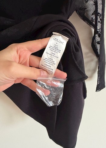 AdL Dantel Detaylı Yırtmaçlı Bluz - Görsel 9