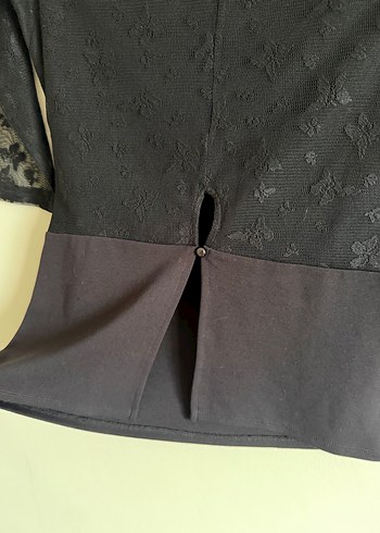 AdL Dantel Detaylı Yırtmaçlı Bluz - Görsel 8