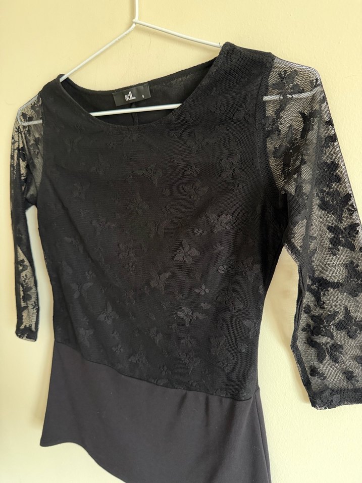 AdL Dantel Detaylı Yırtmaçlı Bluz - Görsel 5