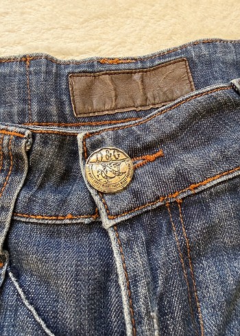 D&G Taş Baskılı Vintage Mini Şort - Görsel 5