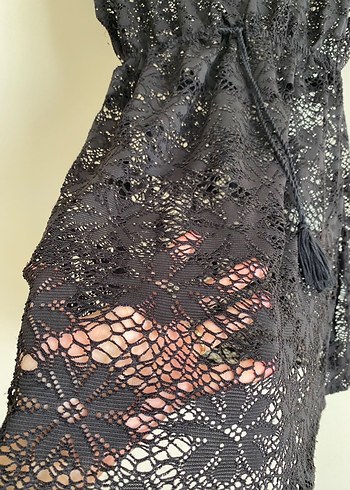 Lcwaikiki Çiçekli Nakışlı Kadın Pareo - Görsel 4