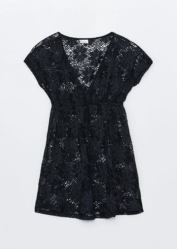 Lcwaikiki Çiçekli Nakışlı Kadın Pareo - Görsel 2