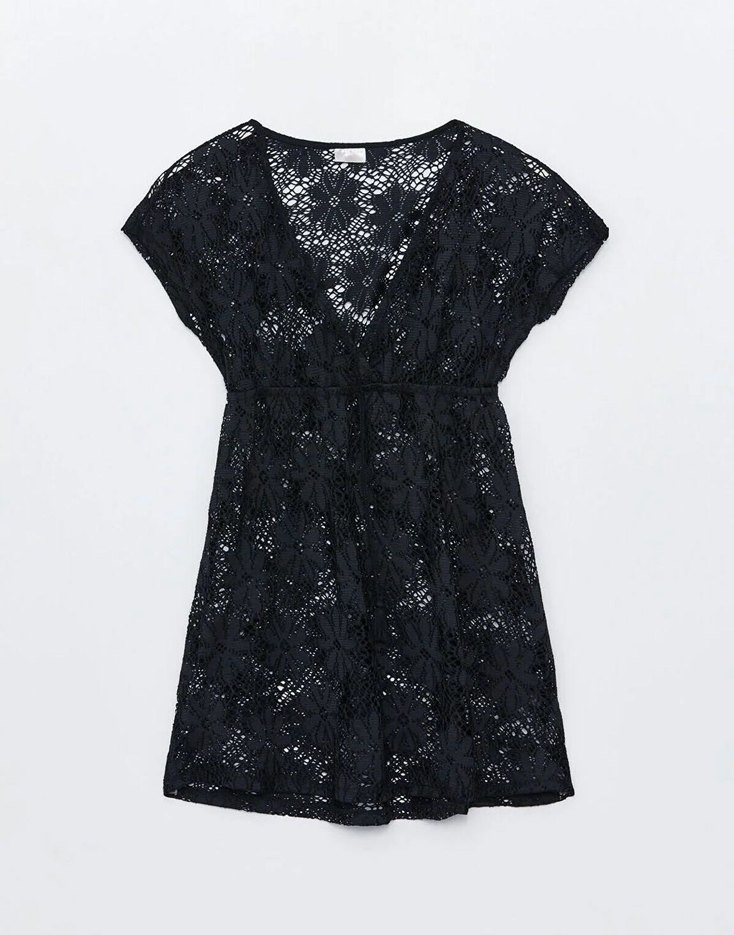 Lcwaikiki Çiçekli Nakışlı Kadın Pareo - Görsel 2