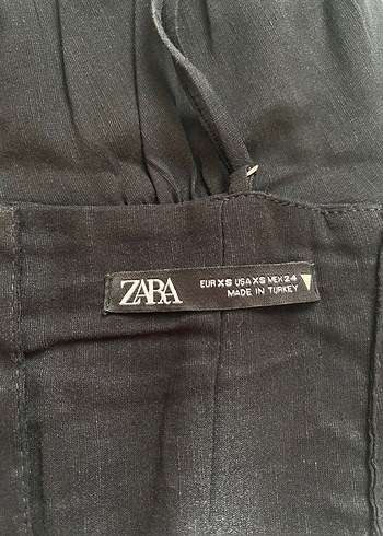 Zara Büzgülü Kadın Crop Büstiyer - Görsel 7