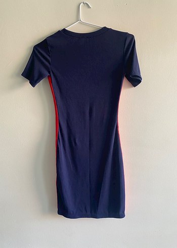 H&M Şeritli Triko Kadın Kısa Elbise - Görsel 3