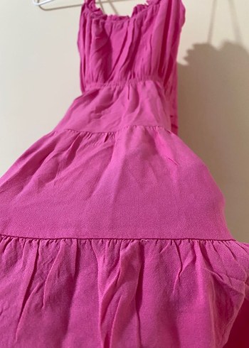 Trendyol Volanlı Büzgülü Mini Elbise - Görsel 7