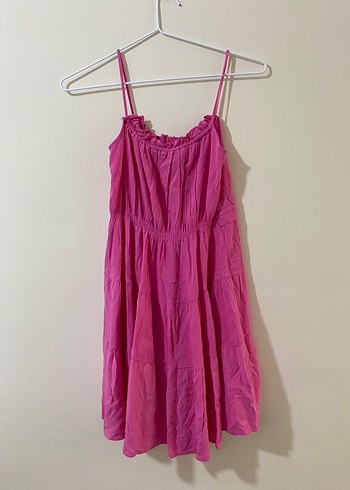 Trendyol Volanlı Büzgülü Mini Elbise - Görsel 6