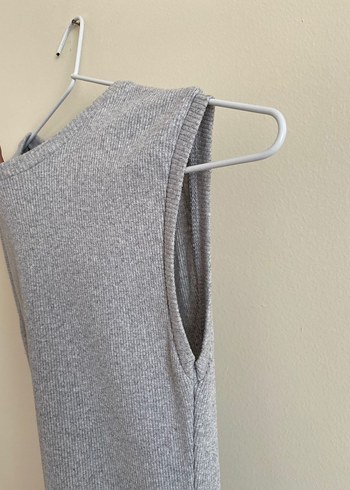 Tr Büzgülü Triko Bodycon Kısa Elbise - Görsel 6