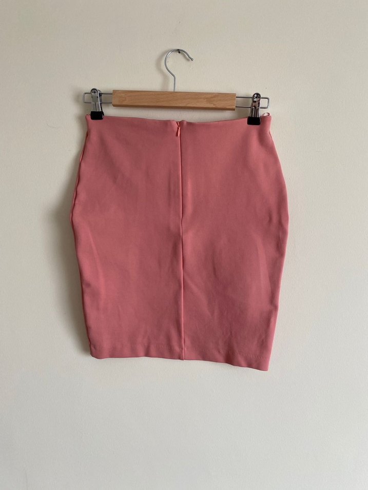 AdL Slimfit Yüksek Bel Kadın Kısa Etek - Görsel 4